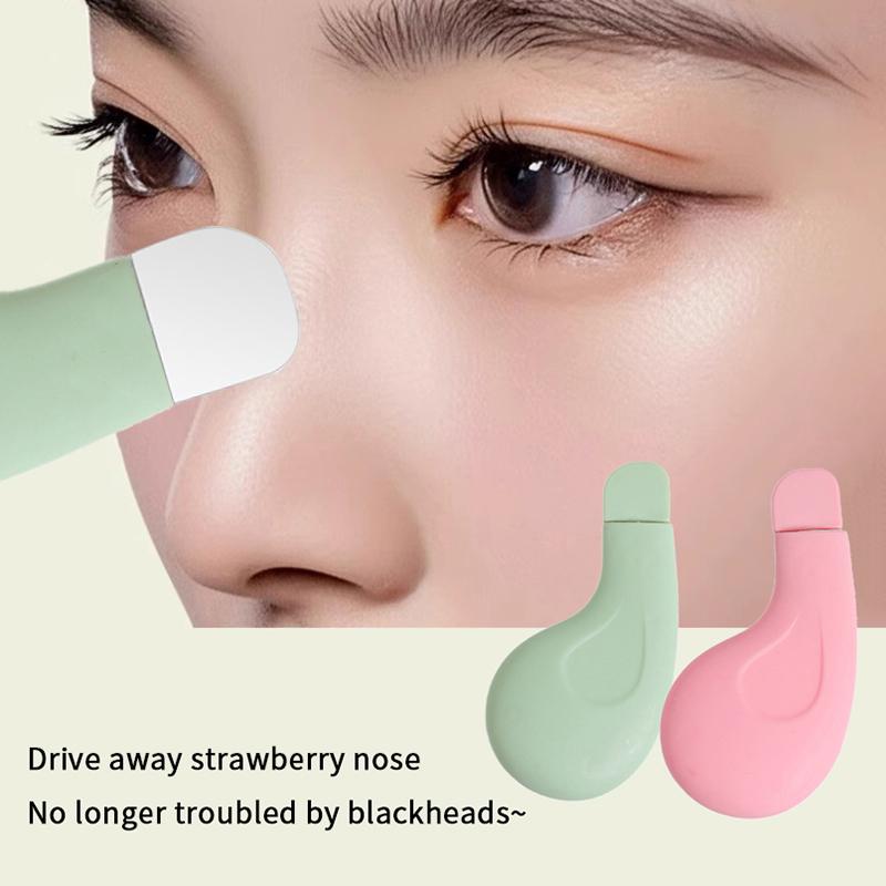 Facial Blackhead Removal Tool Stainless Steel Face Scraper For Deep Cleansing Face Spatula Nose Whitehead Remover Skin Care Tool