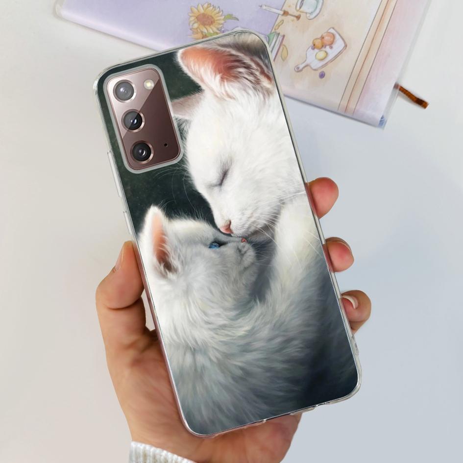 For Samsung Note 20 5G Case SM-N981B Popular Flower Slim Soft Silicone Phone Cover For Samsung Galaxy Note20 Ultra 5G Funda Capa