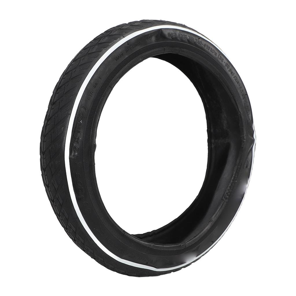 Rubber Scooter Folding Tire 12x1.50 Folding Tire 120TPI Speed Running Bike Tire Replacement Anti Puncture Lightweight