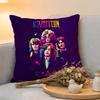 Cushion Cover  Linen  SkinFriendly Soft Decorative Case For Sofa Home Decor Rock Band LLed Zeppelin Pillow cover