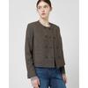Cc Collect Wool Blend Round Neck Crop Jacket C253msf002