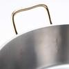 Endo Shoji Super Denji Frying Stainless for Induction Made in AAG3905 Pan, 42cm, Steel, Cooktops, Japan,