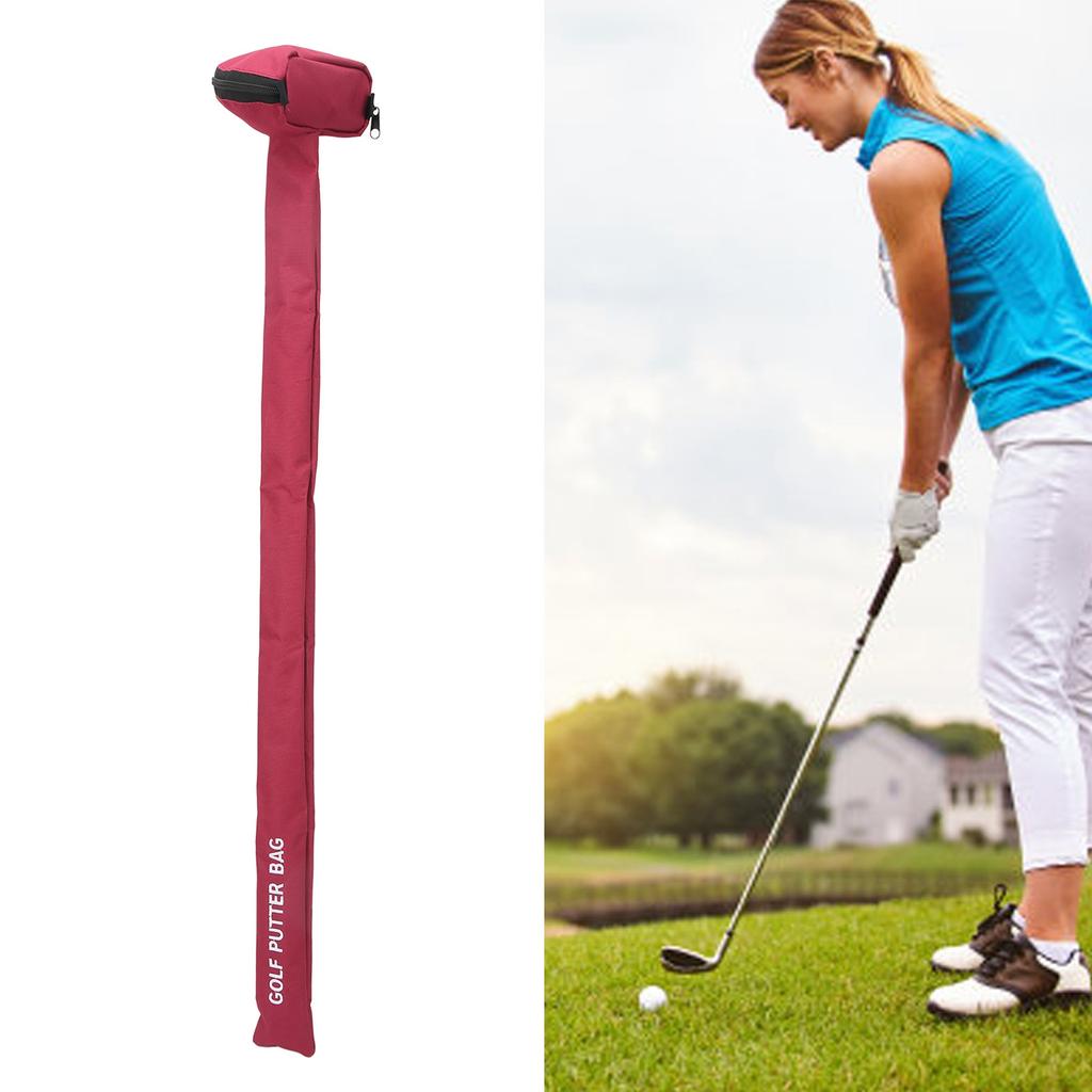 Carry Bag Portable Foldable Soft Flexible     Putter Bag Lightweight Driving Range Carrier Training Case