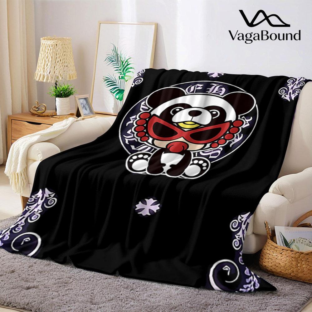 H-Hysteric-s M-Mini Flannel Blanket Warm Soft Halloween Christmas Couch Warm Cozy Decorative Decor Gift for All Season