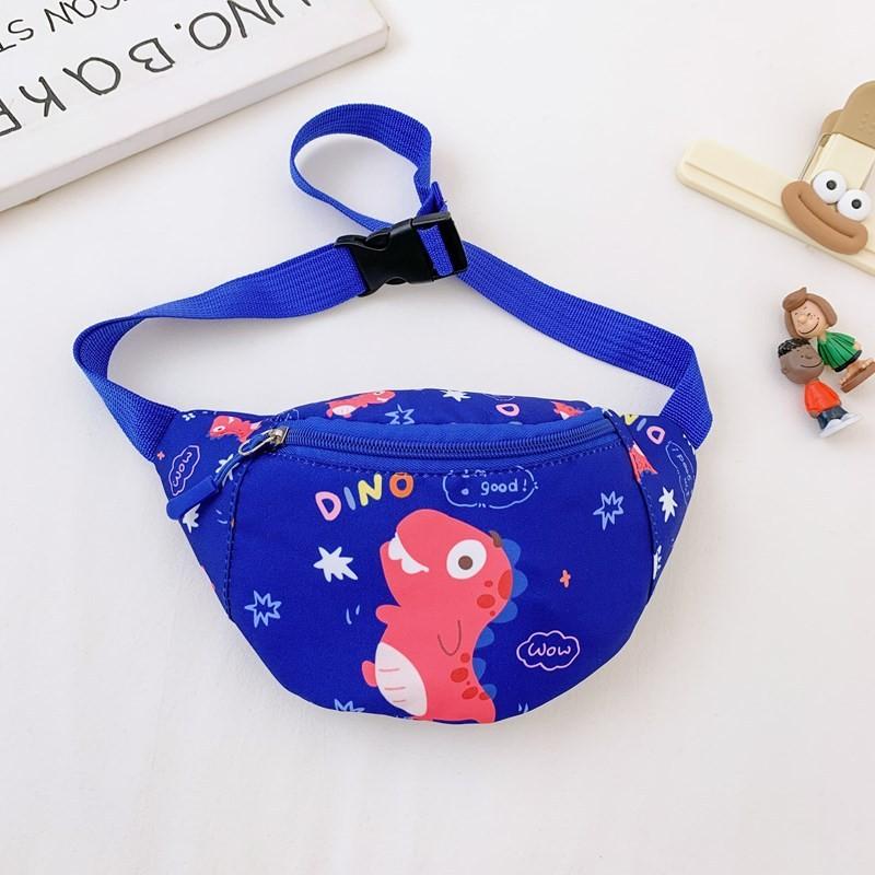 Kids Cartoon Playful Waist Bag Stylish Unisex Design Lightweight Nylon Backpack For School