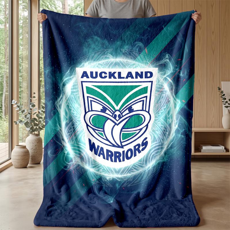 Coperta in Flanella Pile Wigan Warriors Coperta Calda e Accogliente per Divano Letto Viaggio Uso in Tutte le Stagioni