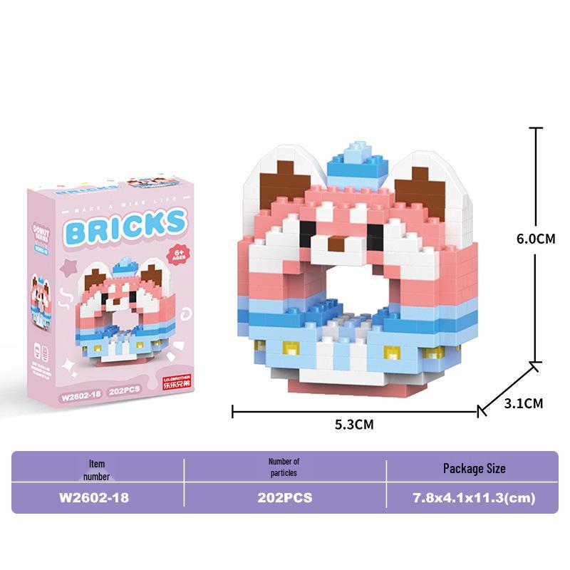 Lele Brothers Micro Building Blocks - Educational Small Animal Sets for Kids, Compatible with Lego, Boys' Toy Gifts