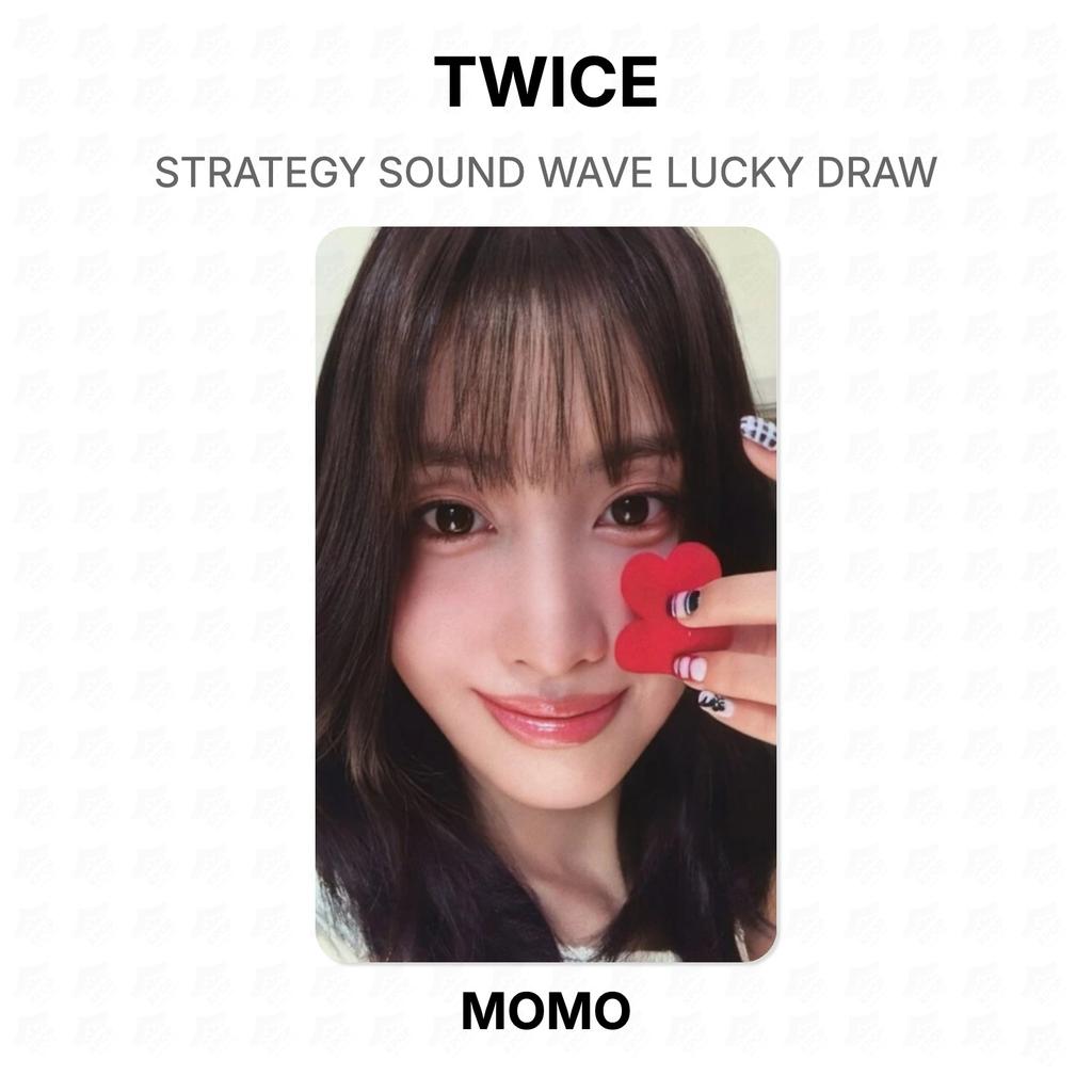Twice STRATEGY ONDA SONORA SORTEIO OFICIAL Fotocarteira Oficial