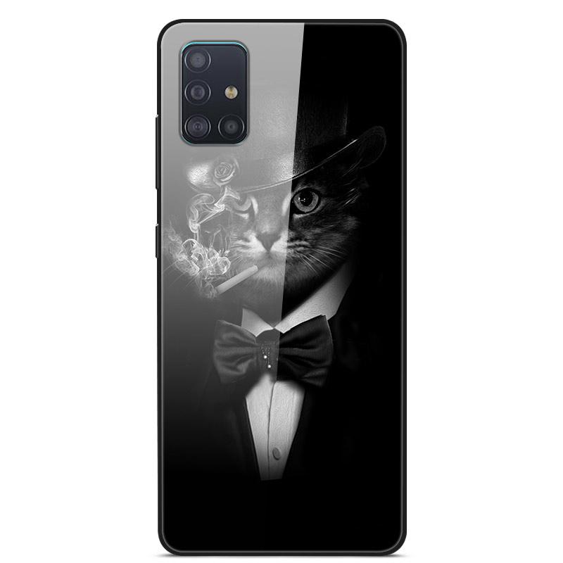 Glass Case For Samsung Galaxy A71 A51 Case A 71 Glass Back Cover For Samsung A51 A31 A71 Case A 51 For Samsung M31s M51 A31 Case