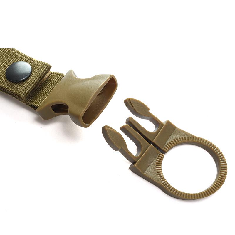 Durable Outdoor Webbing Velcro Water Bottle Buckle - Wear-Resistant Tactical Sports Gear