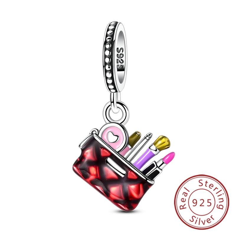 New Original Copper Charms Beads Ballet Shoes Starry Sky Firefly Pendant Fit Bracelet Necklace Diy Charms For Woman