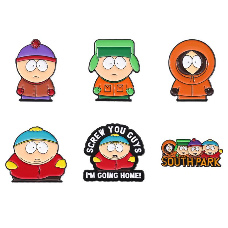 Anime Character Alloy Brooch - Creative Cartoon Badge