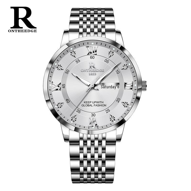 

Kuaishou Men s Waterproof Luminous Ultra-Thin Quartz Wristwatch, Korean Style for Students