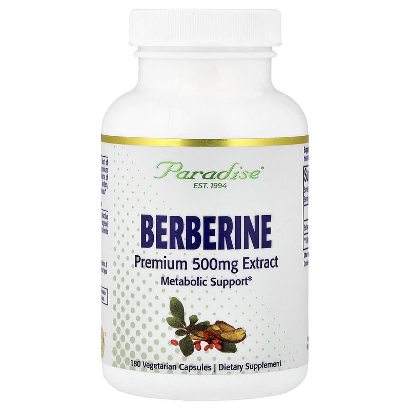 Berberine, 500 Mg, 180 Vegetarian Capsules