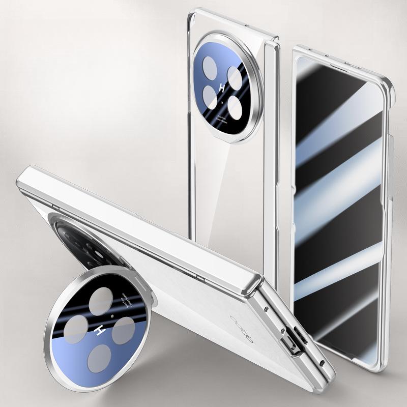 Applicable To The Oppofindn5 Phone Case, Film, All-inclusive Lens, N5 Folding Magnetic Central Axis Hinge, Electroplated