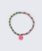 Bonbeau Coloring Smile Charm Acrylic Ball Bracelet