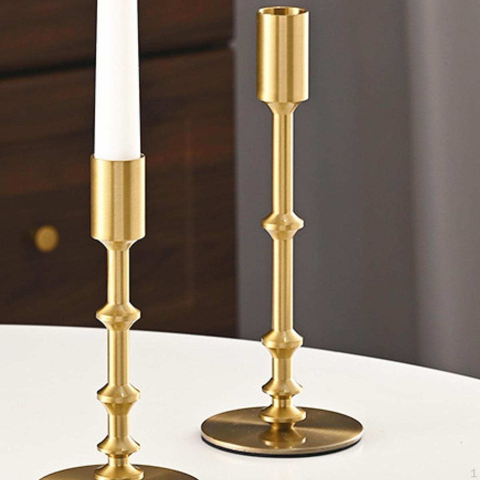 

Подсвечник Канделябр Антикварный Юбилей Простая Подставка Подсвечник для Украшения 8x8x21cm