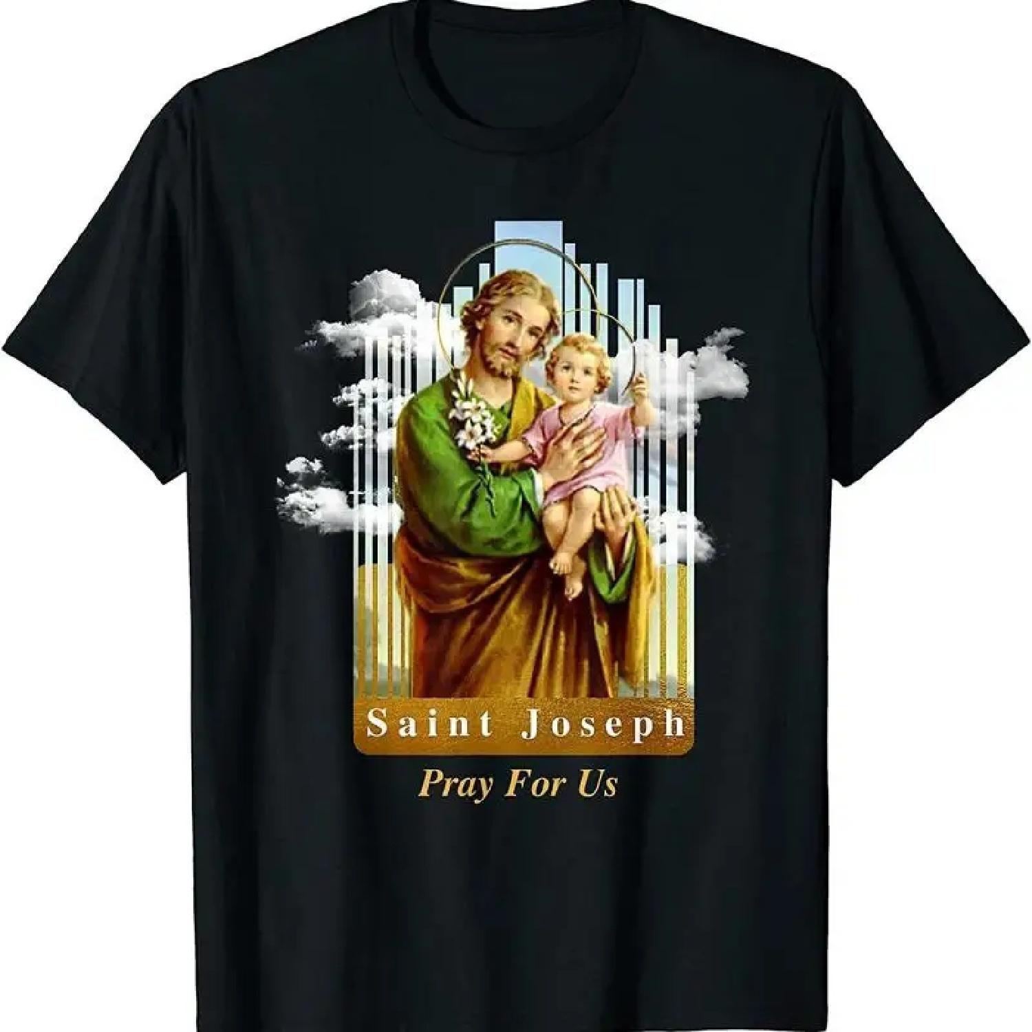 

New Limited Saint Joseph Catholic Church St With Infant Jesus T Shirt XXXXXL різнокольоровий