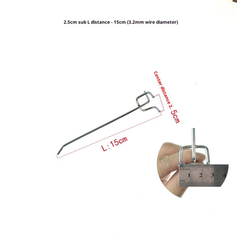 5Pcs Metal Universal Mesh Panel Hooks Retail Shop Mesh Stall Hangers Wall Hook Coat Bag Supermarket Shelf Hook