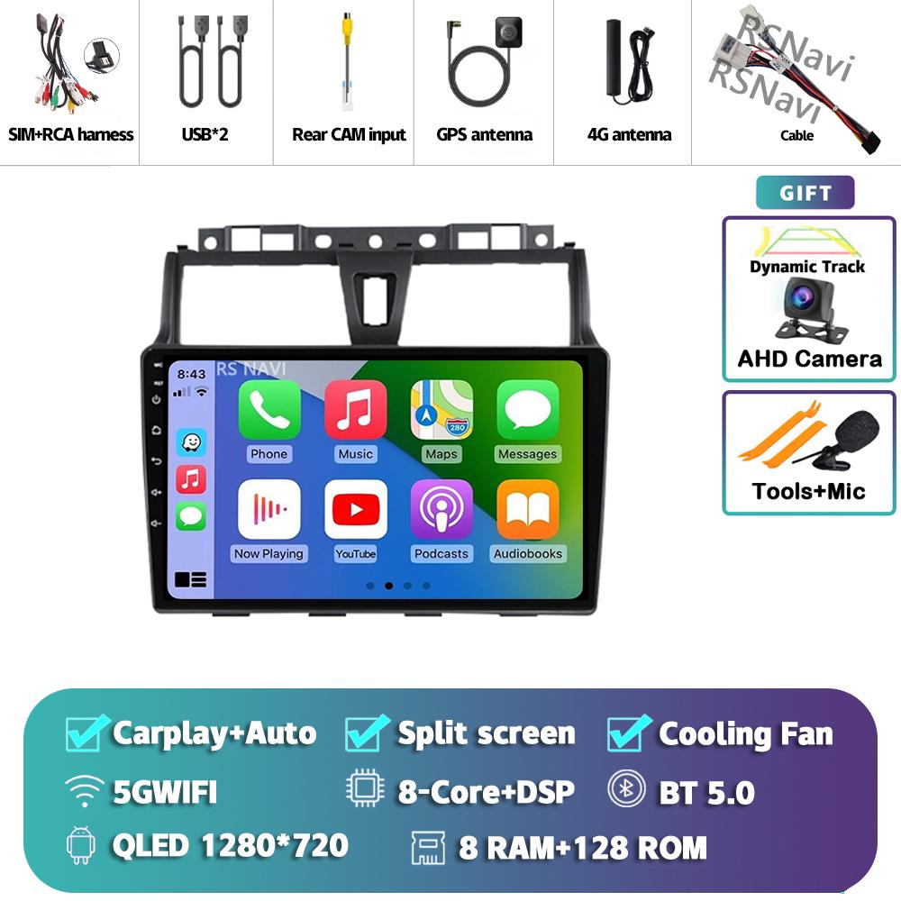 Android 14 Carplay Car Radio For Geely EC7 2014 - 2016 Head Unit 2Din Multimedia Video Player GPS Stereo 360 Camera AI Voice DVD