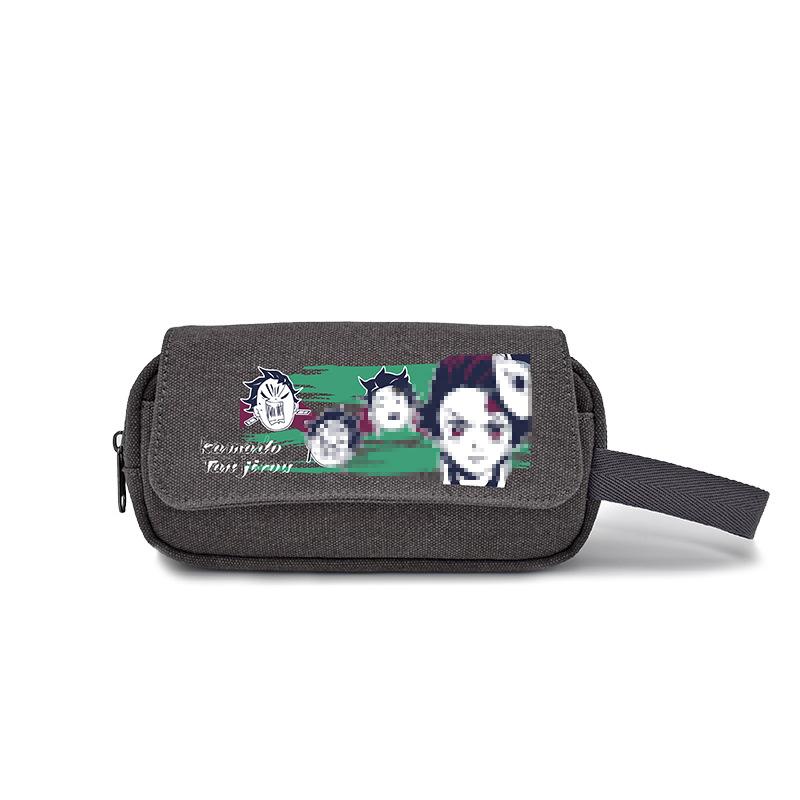 Anime Demon Slayer Čepel Pouzdra na tužky Studentské školní potřeby Držák na tužky Kreslená peněženka Dárek Kosmetická taštička