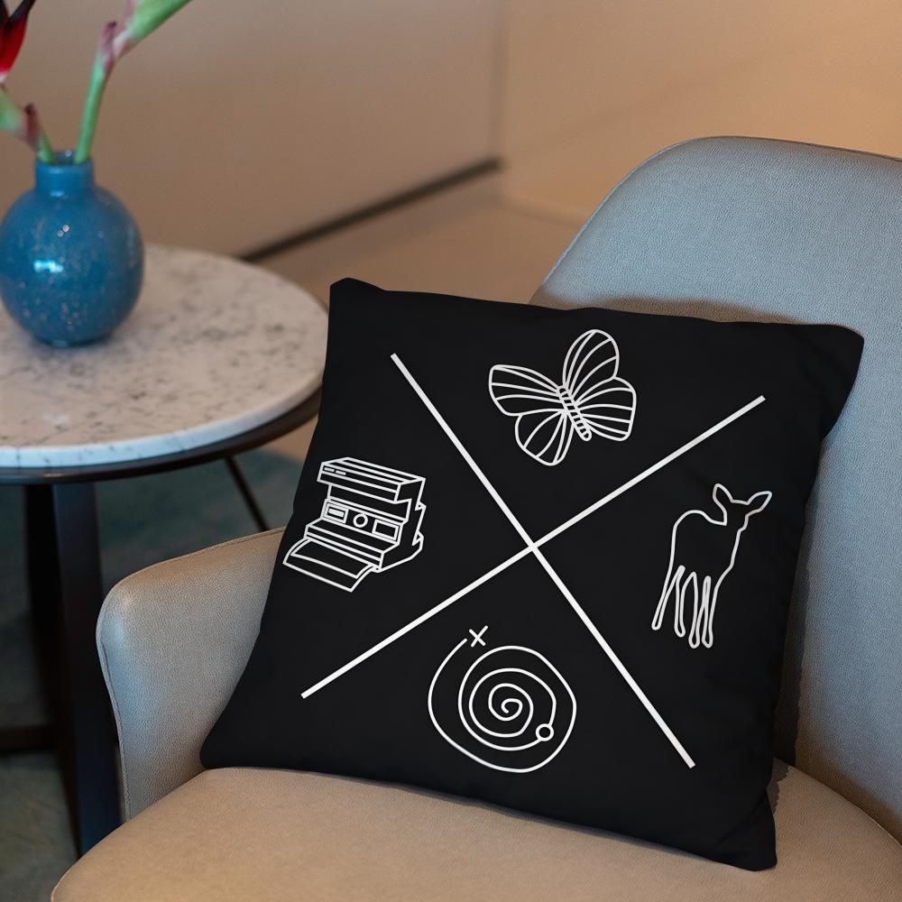 

Classic Game Life is Strange 2 Cushion Cover 2-in-1 Reversible Plush Pillow Cover | Car/Sofa/Bed | Perfect Gift 12x12Inch