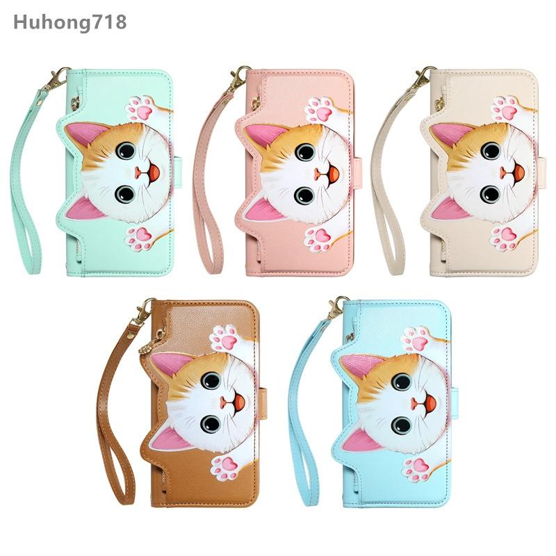 For Realme C11 2021 C20 C21 C83 Narzo Note 50 60 60X N63 70 70T 80 Lite 4G 5G Case Flip Leather Zipper Coin Purse Wallet Cover Multi Card Slots