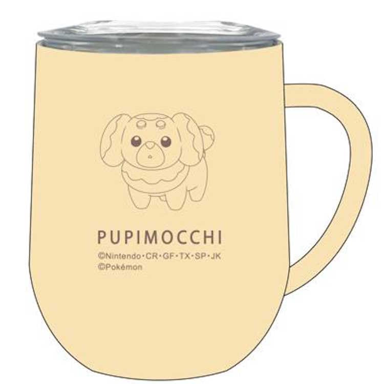 Marimocraft Papimocchi Stainless Steel Mug with Pokémon Lid, 320ml, PKM-781