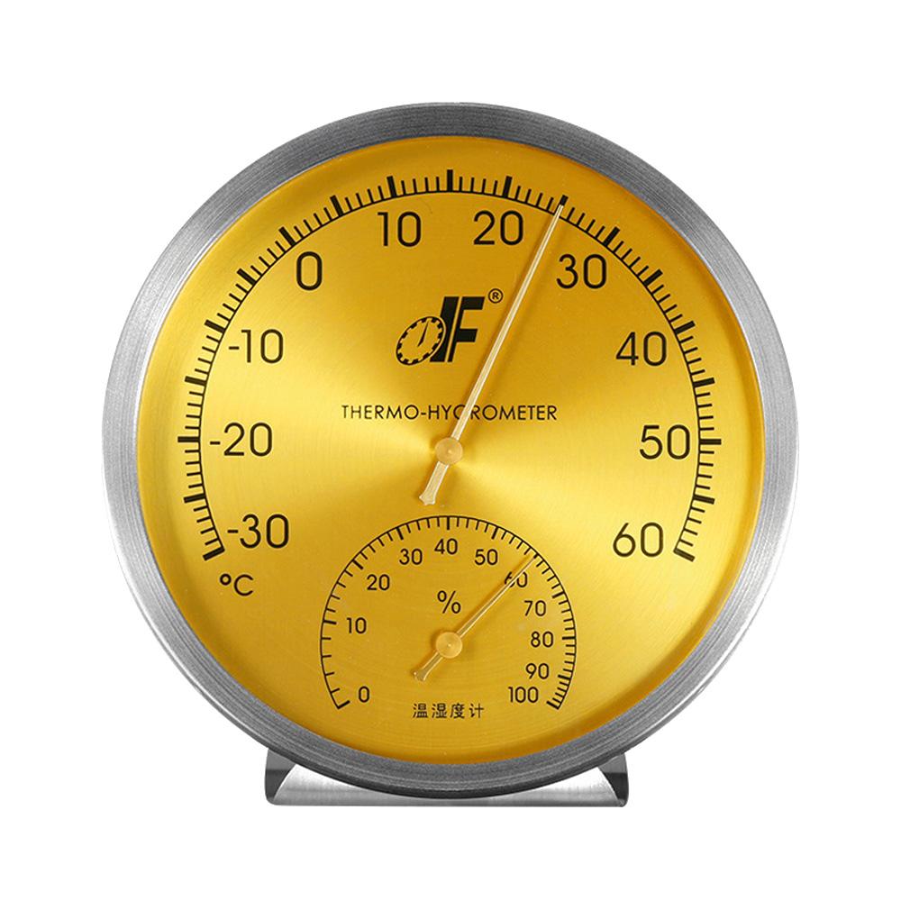 No Battery Required Temperature Humidity Gauge TH608 Indoor High Precision Thermometer -30~50℃/0~100%RH Thermometer Hygrometer золотой