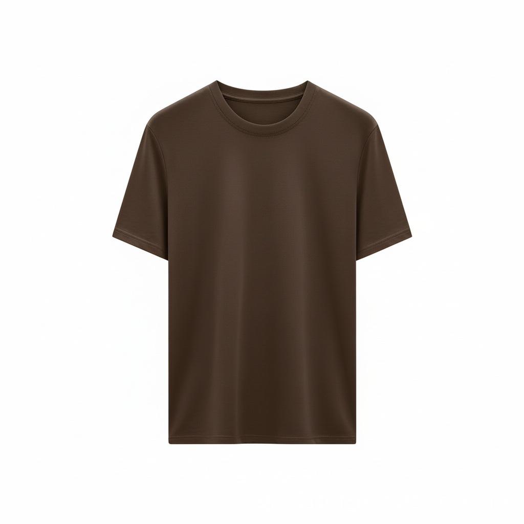 

BingGao Tencel Lyocell Short Sleeve Round Neck T-shirt - Solid Color, Lightweight, Summer Style 4XL