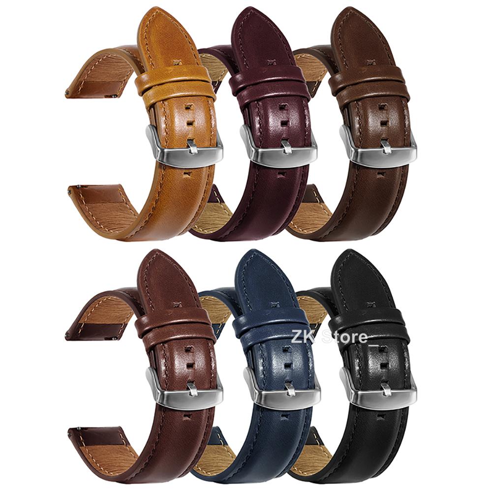 18mm 20mm 22mm 24mm 26mm Vintage Genuine Leather Straps Stitching Cowhide Watch Band Quick Release Bracelet Sport Wristband