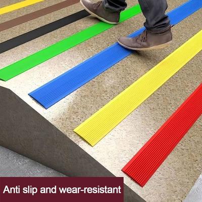 Self-adhesive Stair Treads Strip Non Slip Staircase Protection Anti-Slip Stair Strip  Kindergarten
