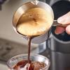 Walnut Handle Coffee  Extraction Cup 304 Stainless Steel Milk Cup Multifunctional Dosing Cup  Cafe