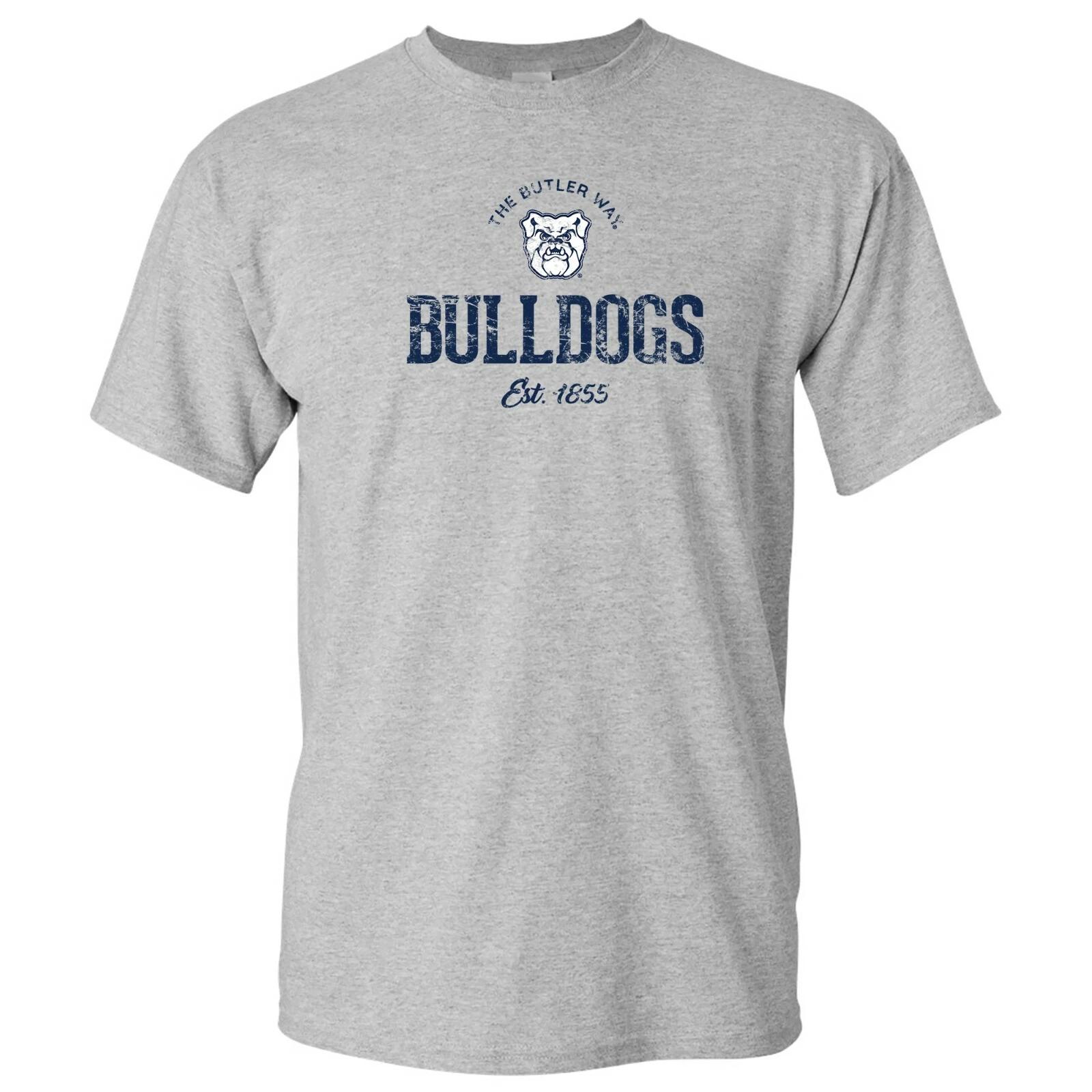 Butler Bulldogs Established Arch Logo Licensed Unisex T-Shirt - Sport Grey 2XL