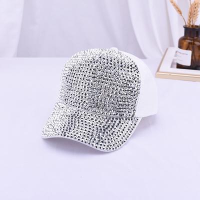 Cap Travel Sun-Proof Baseball Cap Colorful Net Hat Peaked Cap Women's Summer Sun-Proof Diamond  Hand