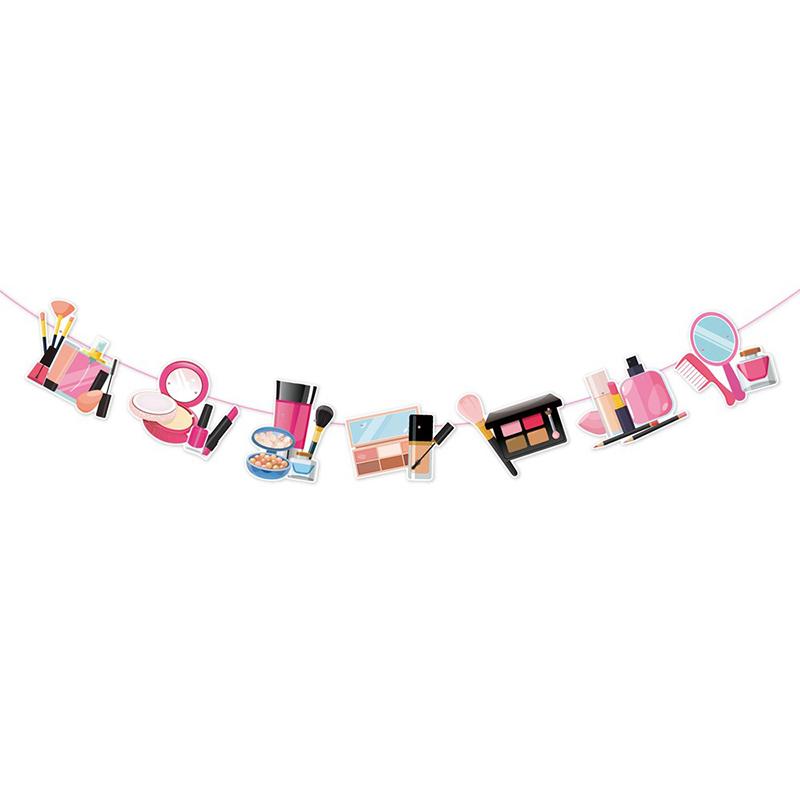 

Украшение для вечеринки в стиле макияжа, украшение для торта на день рождения, товары для украшения женской вечеринки по случаю дня рождения