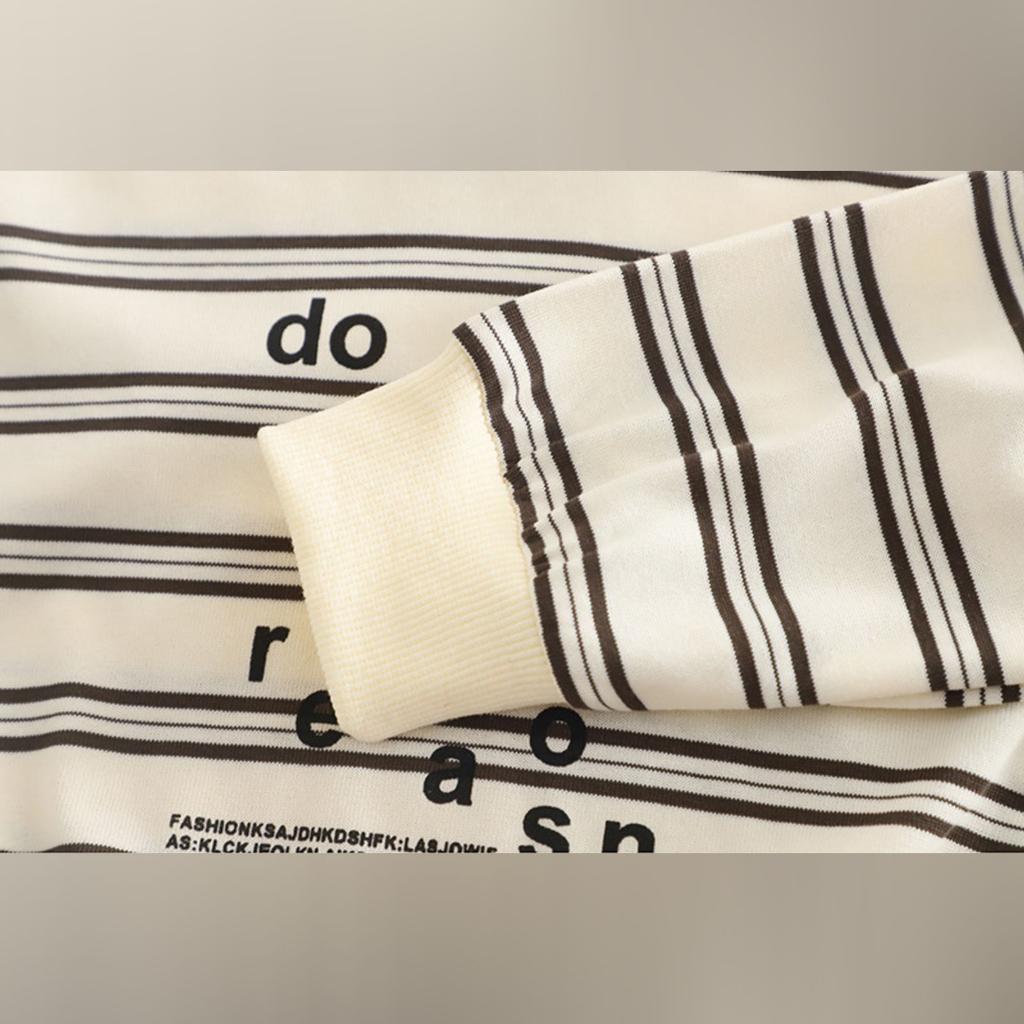 Kids Casual Long-Sleeve Set, Comfortable Daily Wear Outfits