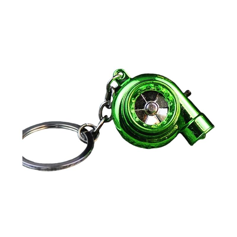 Metal Turbines Keychain Offering LED Illuminations Stylish Key Pendant Suitable for Camping and Nighttime Activities