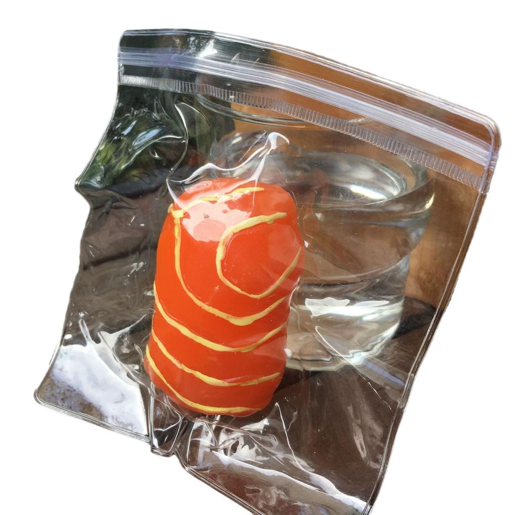 Novelty Funny Squishy Creative Shape Salmon Sushi Simulated Dim Sum Adult Stress Relief Squeeze Toys Fidget Toys Kids Gift