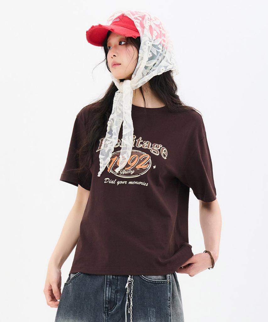 CHASECULT Unisex Retro Graphic Short Sleeve T-Shirt-Fbzu5804C08