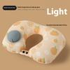 Press On Inflatable Pillow To Relax Neck Travel U-Shaped Pillow Foldable And Portable With Leak Proof Device Ordinary U-Shaped