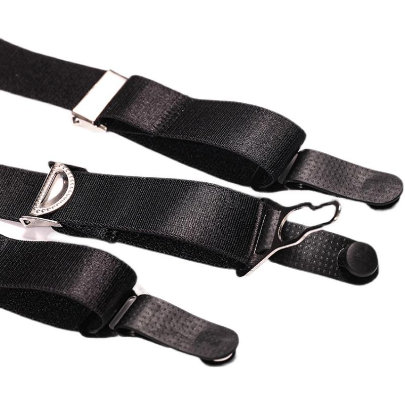 Reggicalze in Metallo di Alta Qualità per Calze Autoreggenti Lingerie Sexy Party Intimo in Rete Harness Elastico in Vita da Donna