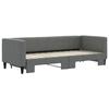 VidaXL Daybed with Pull-out Bed Dark Grey 80x200 Cm Fabric 3196574
