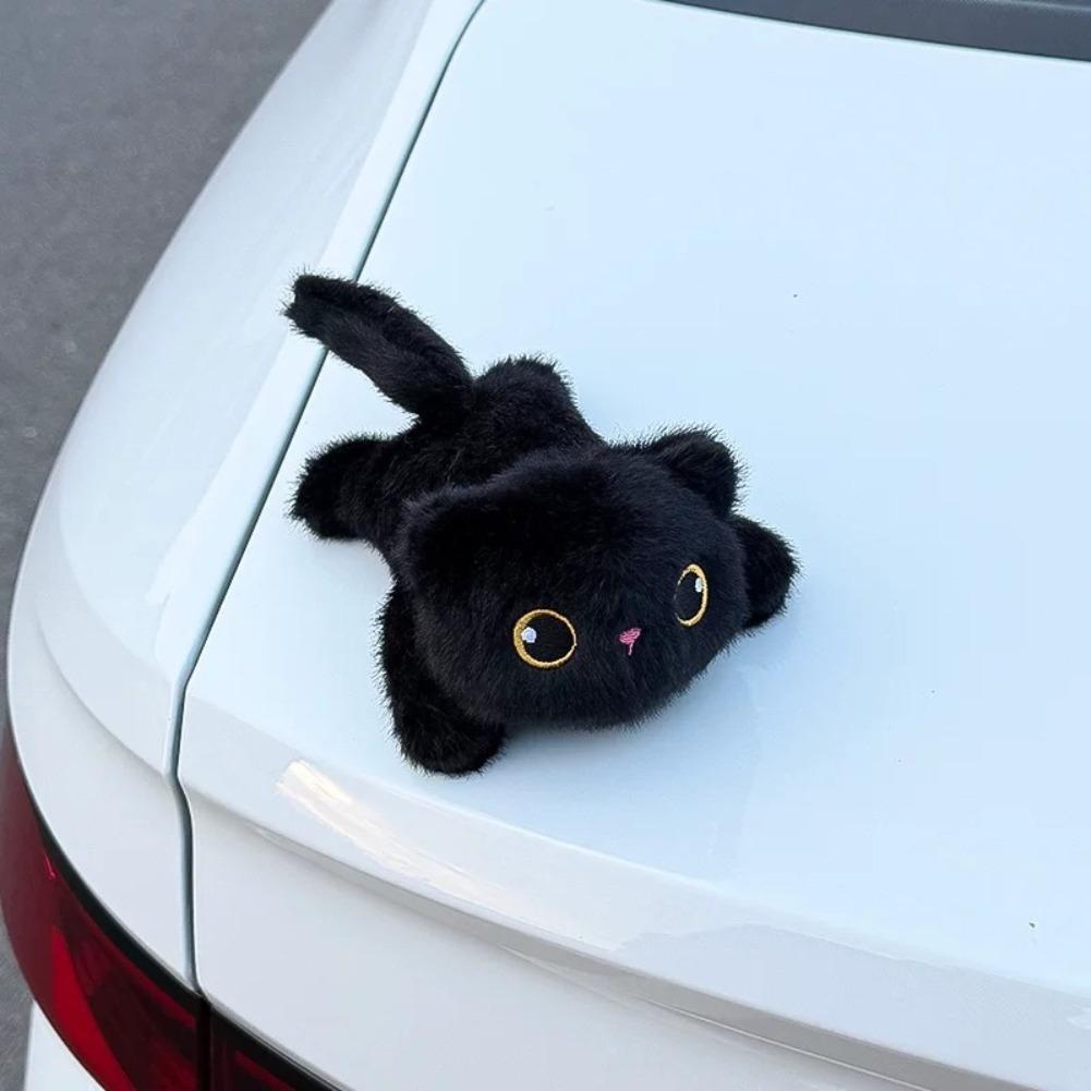 Magnetisches Plüschtier für das Auto Niedliche Tiere Dach Kofferraum Außen Dekoration Cartoon Kühlschrankmagnet Geschenk Auto Zubehör