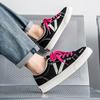 Fashion Canvas Sneakers Men Fashion Vulcanized Shoes Men Casual Black Men's Shoes Autumn Breathable Breathable Thick-soled Youth Cricket