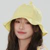 Japanese Plaid Bucket Cap Summer Women's Sun Hat Fashion Fisherman Caps  Outdoor