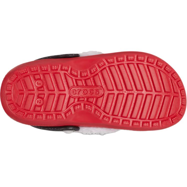 Crocs Classic Lined Soft Comfortable Durable Warm Low-Top Casual Shoes Kids Sneaker Red 210931-6WE