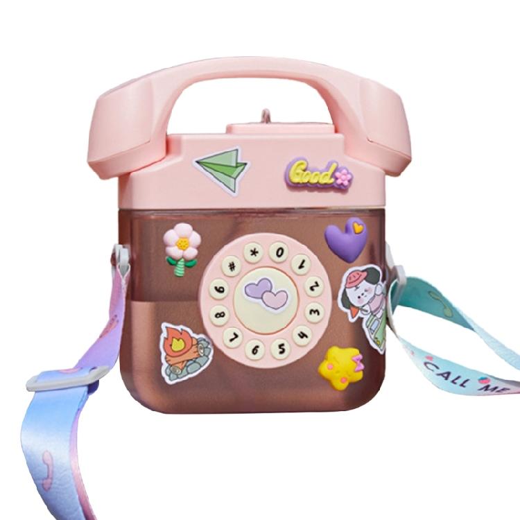 Бутылка для воды в форме телефона Пластиковая бутылка для питья Эстетичная бутылка для воды