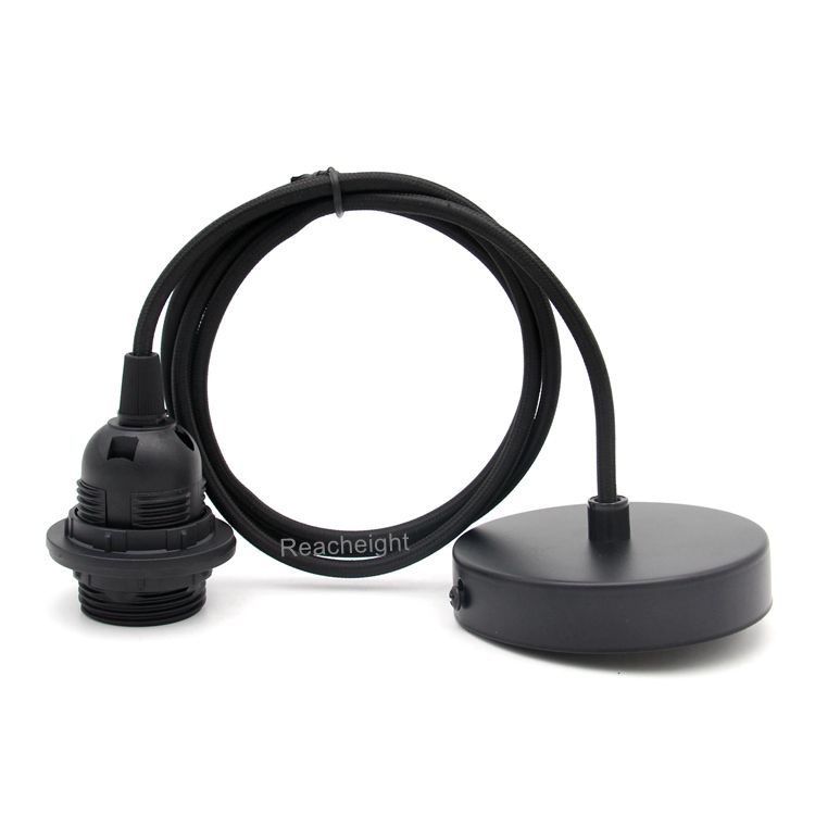 Ceiling Rose Pendant Light Cords Kits With Screw Lamp Holder Fittings