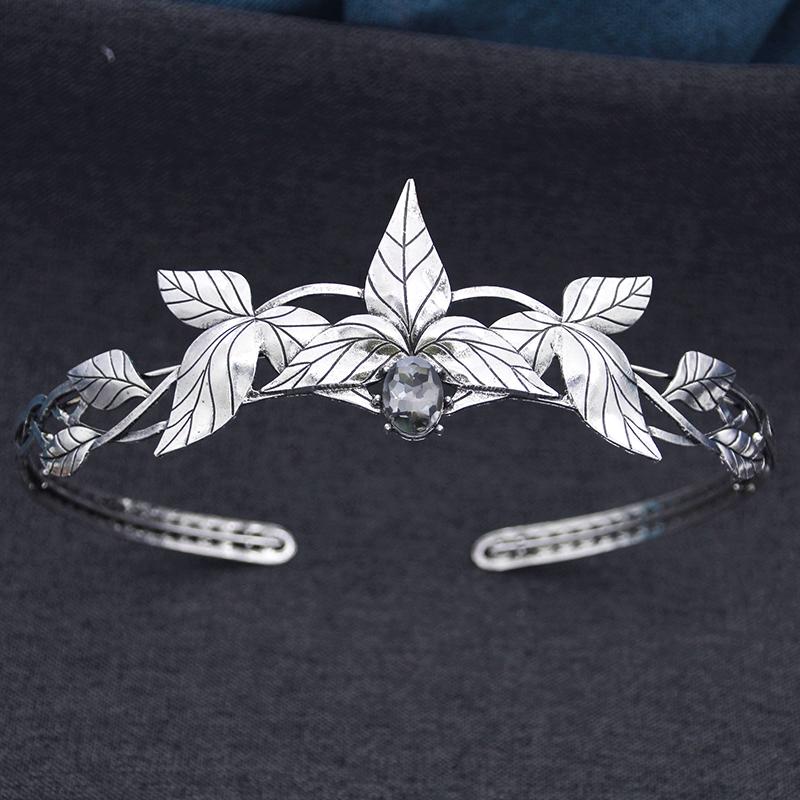 Vintage Baroque Green Crystal Tiaras Crown Princess Queen Diadems Wedding Bridal Hair Accessories Party Prom Hair Jewelry